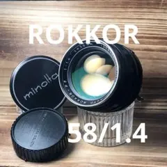 MINOLTA AUTO ROKKOR PF 58mm f1.4