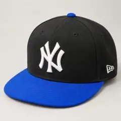 NEW ERA ニューヨークヤンキース キャップ 黒×青