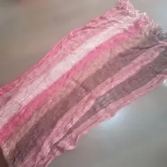 インド製マフラー　ストール　TOHARY 　レッド　赤