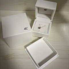 ヨンドシー 4℃ K10PG ピンクゴールド ハート ネックレス