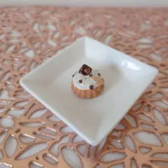 きなこ様専用☆フェーヴ☆マロンケーキ☆栗のケーキ☆ミニチュア陶器フランス雑貨