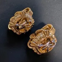 ニナリッチ　エレガントなゴールドシルバーイヤリング