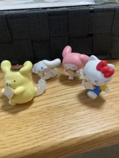 きらめき☆バルーンフィギュア　ポムポムプリン、キティ、マイメロ、シナモン　コンプ