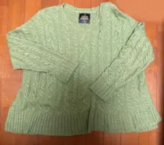 アーバンリサーチドアーズ☆ハミルトンウールアラン柄セーター