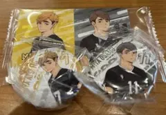 ハイキュー✖️くら寿司　稲荷崎　カード・缶バッジ　宮治　宮侑