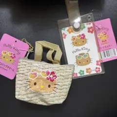 ハローキティ マイクロバッグチャーム＆カードホルダーセット