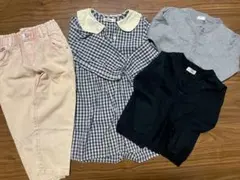 キッズ服セット（パンツ・ドレス・カーディガン）
