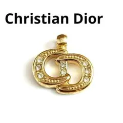 Christian Dior ディオール ペンダントトップ ネックレス ゴールド