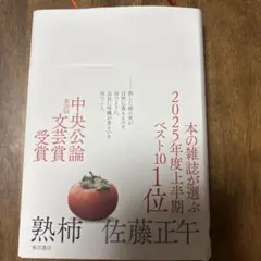 熟柿 佐藤正午 KADOKAWA