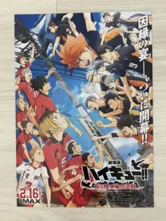 劇場版ハイキュー!! ゴミ捨て場の決戦 映画フライヤー