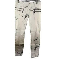 ZARA WOMAN スリムフィット マーブルパンツ 38M相当