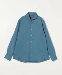 【試着のみ！ほぼ新品】リネンライク カッタウェイ シャツ 吸水速乾 サイズＬ