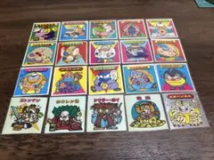 昭和レトロ紙モノ♪ 当時物 デッドストック 戦前ラベル20枚、絵合わせ