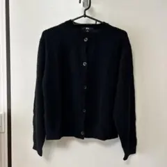 ユニクロC カシミヤクルーネックカーディガン