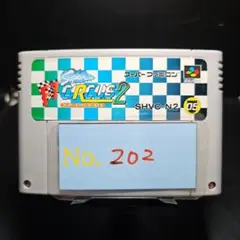 【F-1サーカス2】メンテナンス済み【202】スーパーファミコン　ソフト