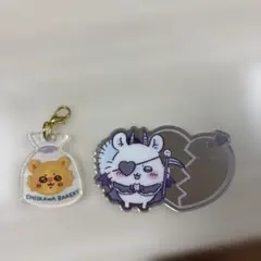 ちいかわミラー、ベーカリーキーホルダー