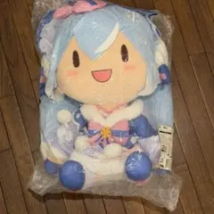 初音ミク 雪ミク どでかジャンボふわふわぬいぐるみ 中古品 2021年