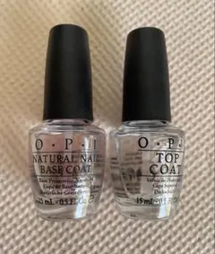 OPI ネイルベースコート・トップコート 各15ml