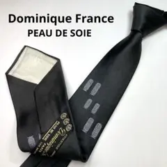 DominiqueFrance ドミニクフランス　ネクタイ　ポードゥソワ　シルク