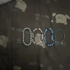 カラフルビーズブレスレットセット手作りセット4点セット