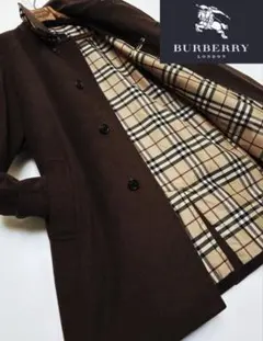 30万超！美品　BURBERRY LONDON カシミヤ コート　メンズ　z45