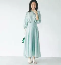 【美品】ラブティックボンボン　ストライプスカート　36 マーメイド フレアのサムネイル