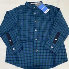 familiar チェック柄 長袖シャツ 130