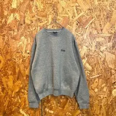 FIRST DOWN トレーナー スウェット 裏起毛 グレー レディース M