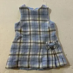 Tartine et Chocolat チェック柄ワンピース 90