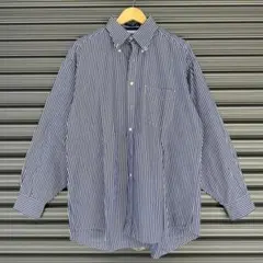 90s TOMMY HILFIGER トミーヒルフィガー ストライプ 長袖シャツ