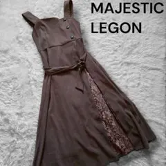 【MAJESTIC LEGON】レディース レース切替 ジャンパースカート Mのサムネイル