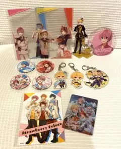 すとぷりグッズ 15点セット キーホルダー アクリルスタンド 缶バッジ カード