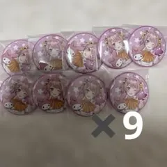 カラフルピーチ　のあ　缶バッジ　サンリオ