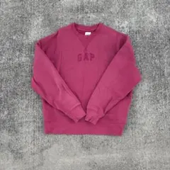GAP バーガンディ クルーネックスウェット 海外ストリート 古着系 y2k