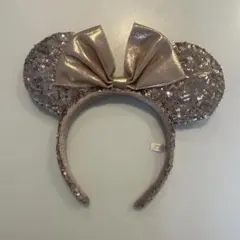 ミニー　カチューシャ　スパンコール　ディズニー