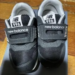 new balance 996 キッズスニーカー ブラック 14.0