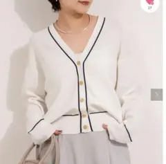 Mew's Refined Clothes ホワイトカーディガンのサムネイル