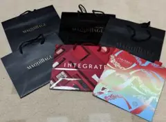 マキアージュ4点、インテグレートなどショップ袋6点セット（バラ売りも可）