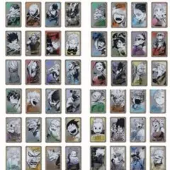 僕のヒーローアカデミア 原画展 箔押しクリアカード コンプリートセット 計48枚