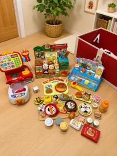 アンパンマン　おもちゃセット　テレビゲーム　レジスター　ずかん　まとめ売り アンパンマン おもちゃセット テレビゲーム レジスター ずかん まとめ