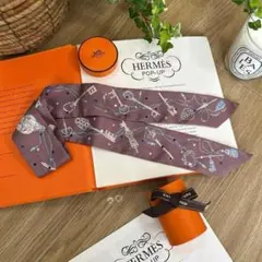 a156【極美品】HERMES エルメス ツイリー 乗馬の装具一式 ピンク系
