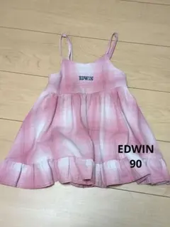 EDWIN チェック柄 ワンピース 90〜95のサムネイル