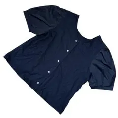 GU ブラック パフスリーブ半袖トップス