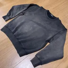 90s OLD UNIQLO 鬼フェード 無地 スウェット ブラック