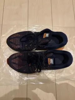Nike ランニングシューズ ネイビー/オレンジ