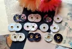 すそわけ ファイル ラッピング ハトメ 玉紐 シール 丸 ダブル シングル