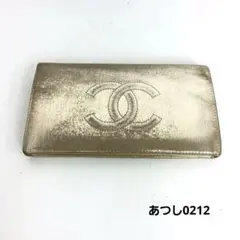 CHANEL シャネル 二つ折り 長財布 ゴールド ココマーク ロングウォレットのサムネイル