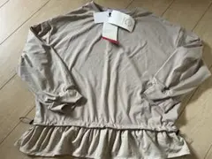 しまむらSEASON REASON 裾切替フリル長袖トップス LLサイズ