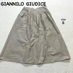 t432 【ジャンニロジュディチェ】　レディース　ロングスカート　小さめ　灰色