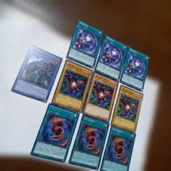 真紅眼の黒竜関連、10枚セット　遊戯王